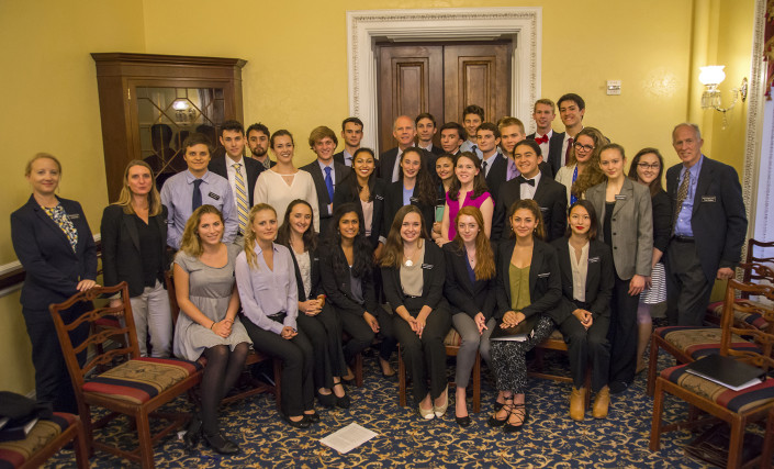 Mount Madonna students with Congressman Dan Donovan