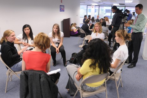 Meeting With Members of Hillary Clinton's Campaign