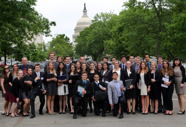 On the way to the Russell Senate Building