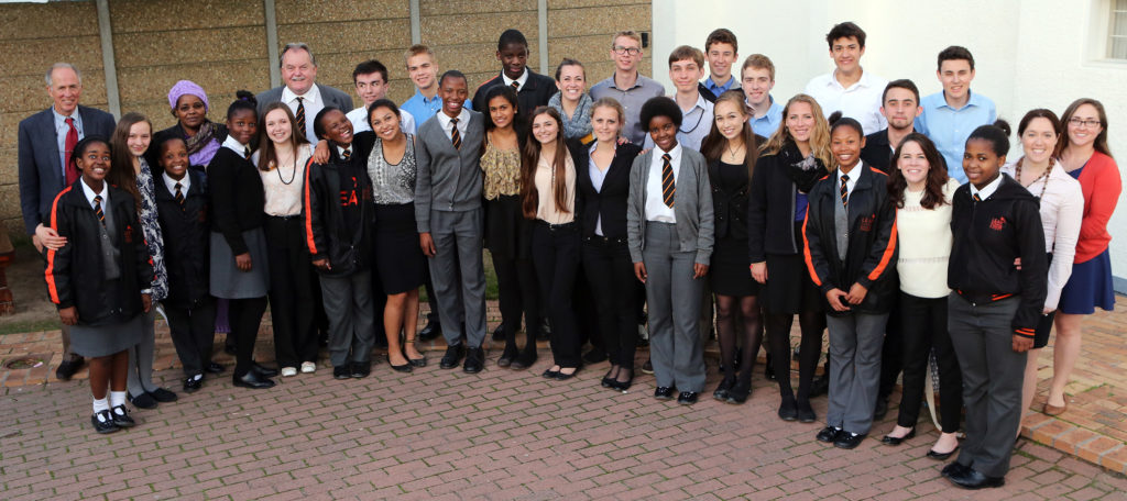 Mount Madonna students with some of the students of LEAP